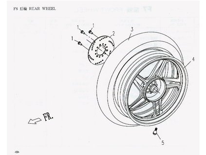 03 - pneu zadní 110/80 R16