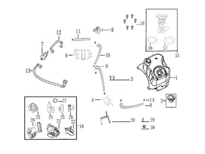 21 - klapka škrtící
