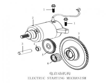 02 - starter elektrický (černá)