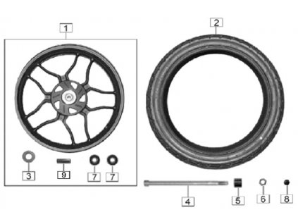 04 - hřídel kola přední M14 15x210/270