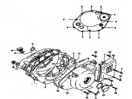 1A - kryt motoru P.