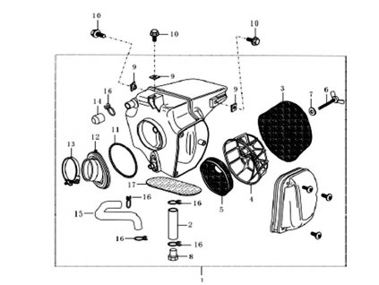 01 - filtr vzduchu airbox