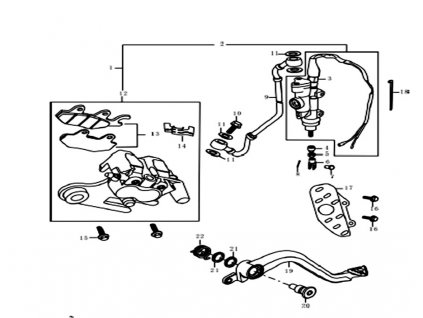 12 - brzdič zadní sestava