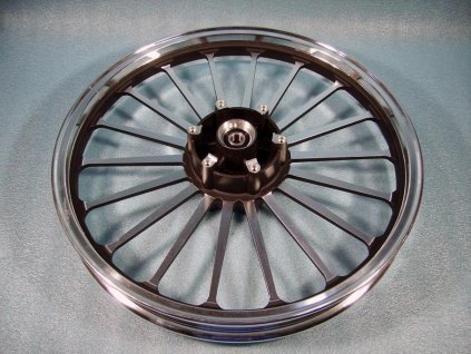 02 - disk přední ALU 21x2,15 (černá/stříbrná)