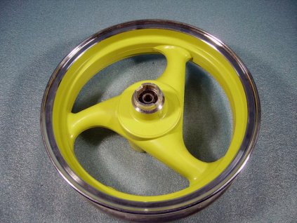 0102 - disk kola přední ALU 12"x2,5 (žlutá)