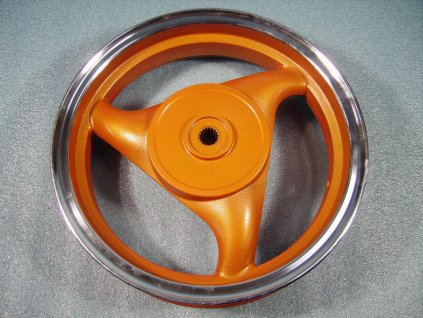 0903 - disk kola zadní ALU 12"x2,5 (oranžová met.)