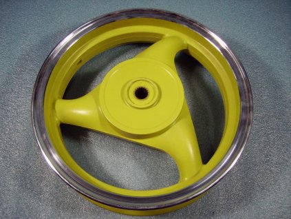 0903 - disk kola zadní ALU 12"x2,5 (žlutá)
