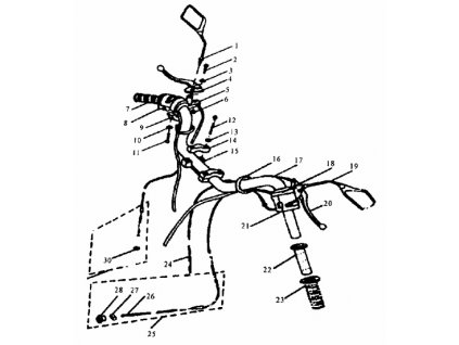 24-1 - bowden plynu I