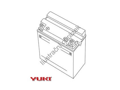 07 - akumulátor 12V 12Ah (YTX14-BS)