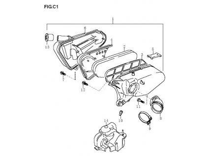 01 - vzduchový filtr airbox