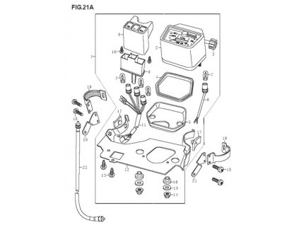 22 - bowden tachometru