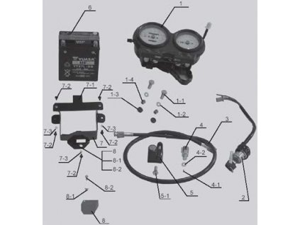 03 - bowden tachometru