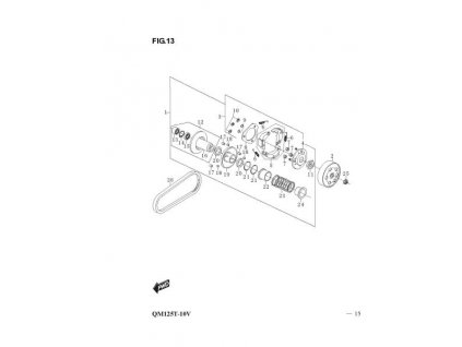 01 - spojka variátoru sestava