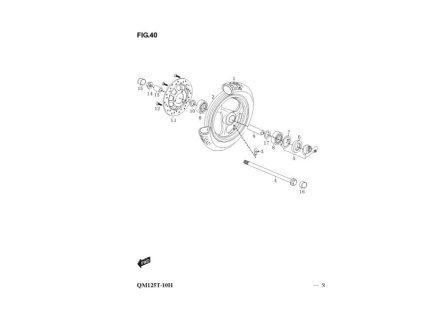 04 - hřídel kola přední M12x250