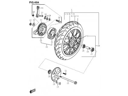 09 - pneu zadní SM 130/70 R17