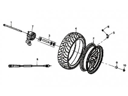 07 - převod bowdenu tachometru