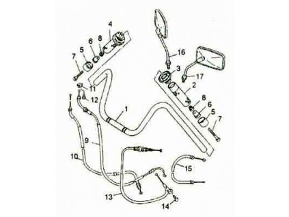 18 - bowden tachometru