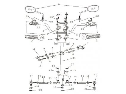 13 - čep řízení vnitřní M10x1,25