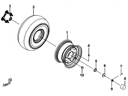 02 - pneu zadní 22x10-10