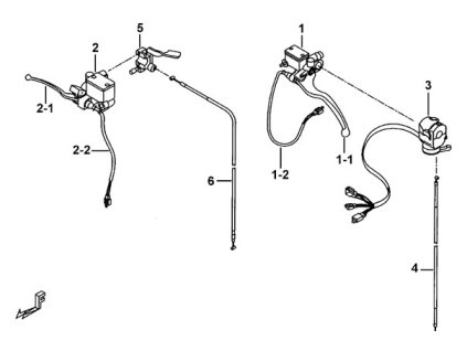 01-2 - spínač páčky L.