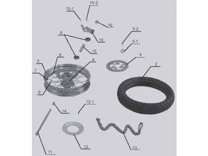 16 - matice M16x1,5