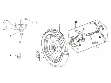 07 - disk zadní ALU 12" (červená)