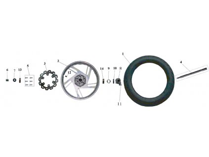 02 - disk přední ALU 18"x2,15 (stříbrná)
