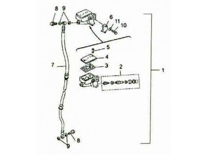 01 - brzdová pumpa sestava