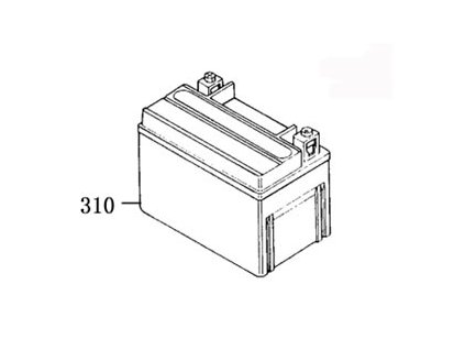 310 - akumulátor YTX7A-BS