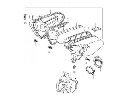 01 - filtr vzduchu airbox