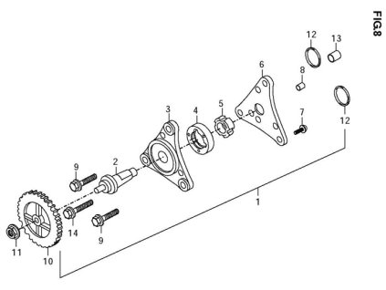 10 - kolo ozub.čerpadla oleje