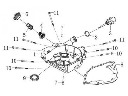 01 - kryt motoru P.