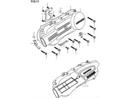 01 - kryt motoru L.