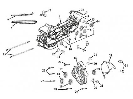 05 - řetěz rozvodů SCT 0404 M/90