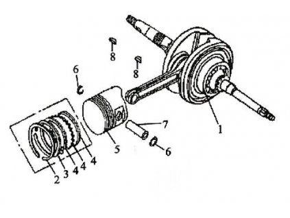 05 - píst motoru 52,4