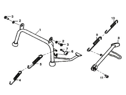 09 - pružina stojanu bočního vnější 15x100