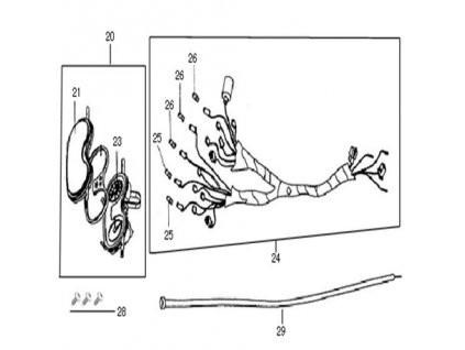 29 - bowden tachometru