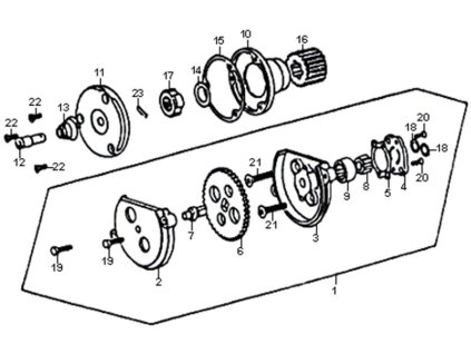 11 - víčko odlučovače