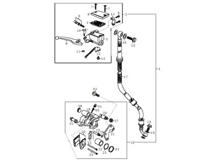 20 - brzdové destičky přední sada