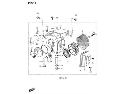 1A - filtr vzduchu airbox