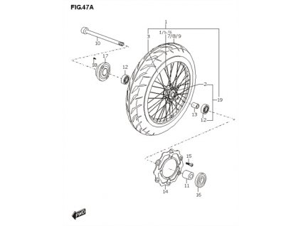 08 - pneu přední SM 110/70 R17