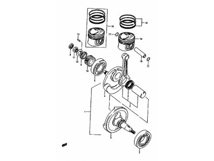 13 - klínek 4x4x17