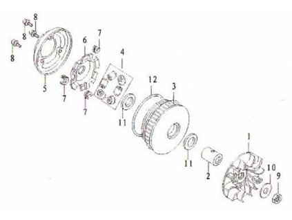 02 - pouzdro desky variátoru