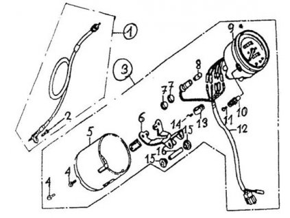 01 - bowden tachometru