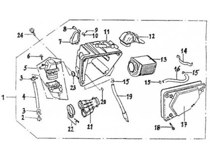 01 - filtr vzduchu airbox