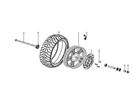 05 - hřídel kola přední M12x250