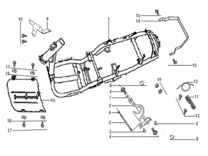 05 - hřídel držáku motoru