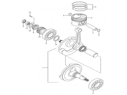 02 - píst motoru 57