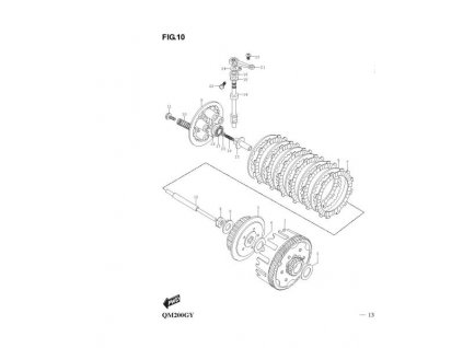 09 - kotouč spojky přítlačný