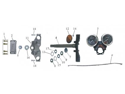 06 - bowden tachometru